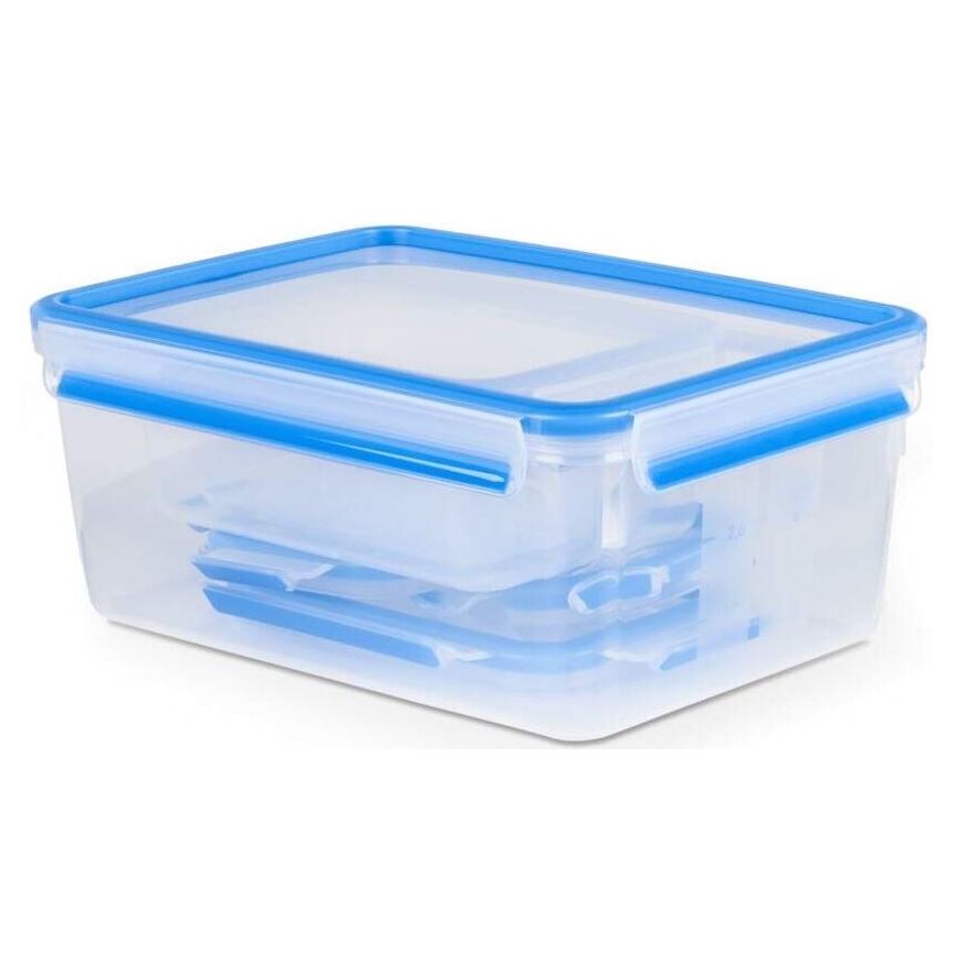 Tefal - Set spremnika za hranu, 5 kom. MASTER SEAL FRESH, plava