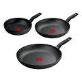 Tefal - Set tava 3 kom DARK ESSENTIAL