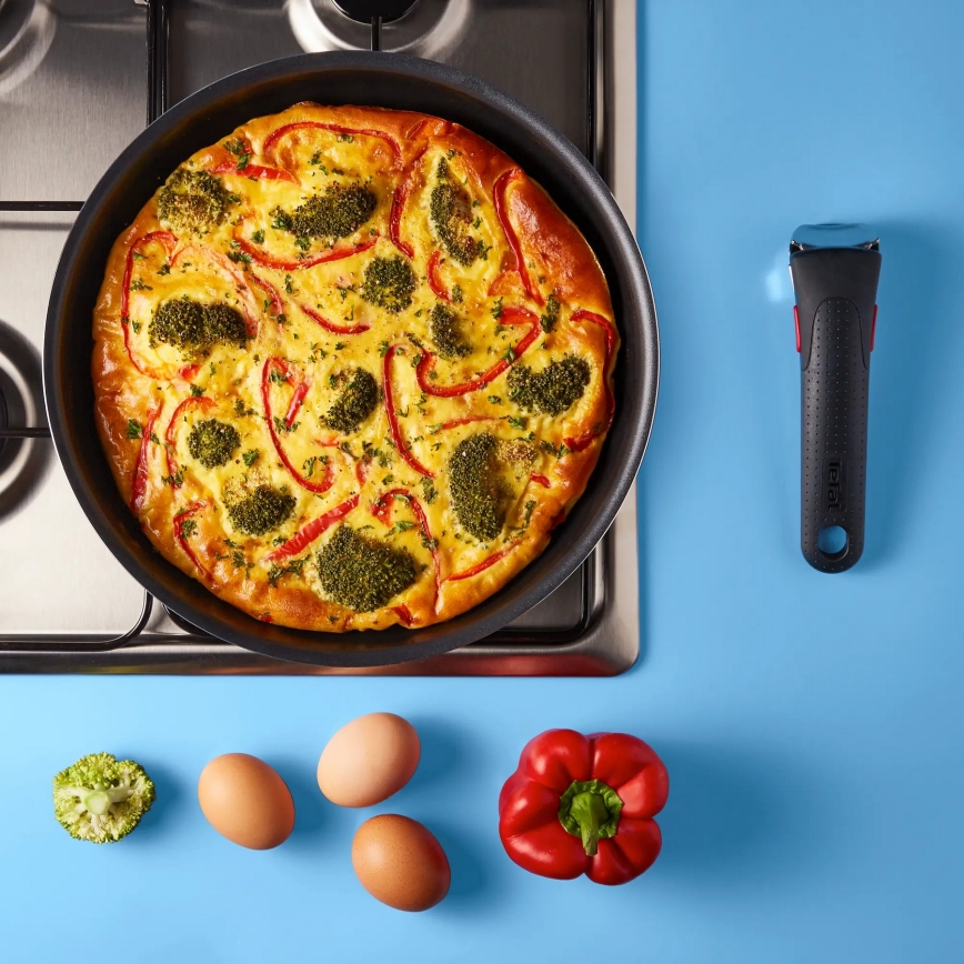 Tefal - Set tava 3 kom INGENIO EASY COOK & CLEAN BLACK