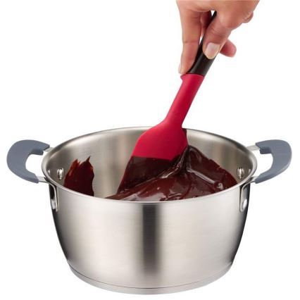 Tefal - Silikonska žlica INGENIO crna/crvena