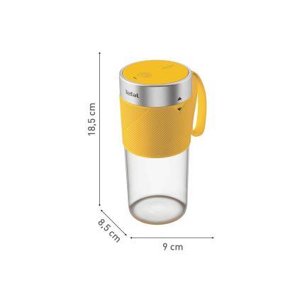 Tefal - Smoothie blender BLENDFORCE 50W/5V 1200 mAh žuta