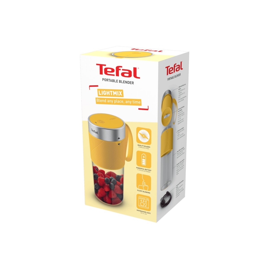 Tefal - Smoothie blender BLENDFORCE 50W/5V 1200 mAh žuta