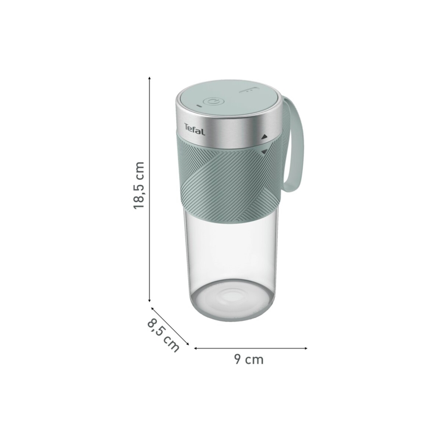 Tefal - Smoothie blender BLENDFORCE 50W/5V 1200 mAh menta