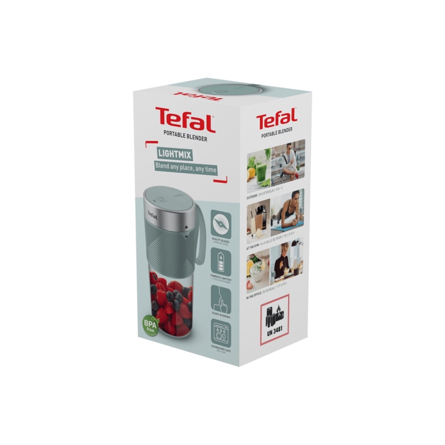 Tefal - Smoothie blender BLENDFORCE 50W/5V 1200 mAh menta