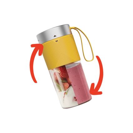 Tefal - Smoothie mikser BLENDFORCE 50W/5V 1200 mAh žuta