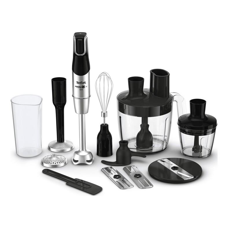 Tefal - Štapni mikser INFINY FORCE PRO 5u1 1200W/230V crna/nehrđajući