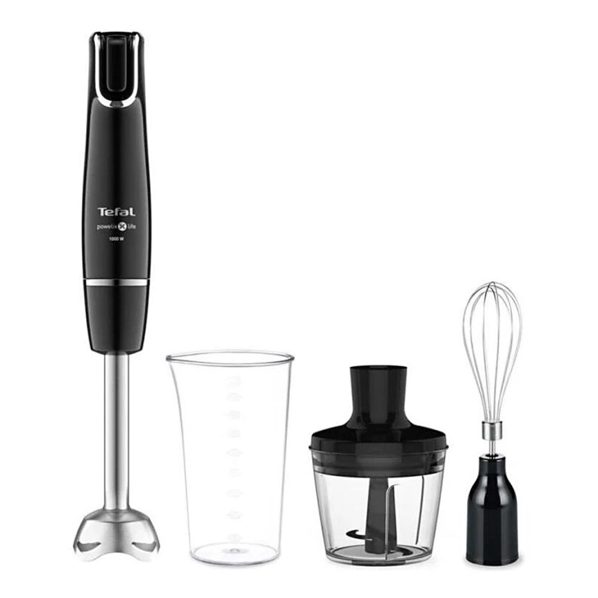 Tefal - Štapni mikser INFINY FORCE V2 3u1 1000W/230V crna/nehrđajući