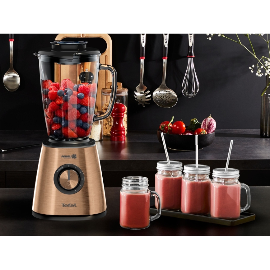 Tefal - Stolni blender 1,75 l BLENDFORCE 800W/230V bakreni