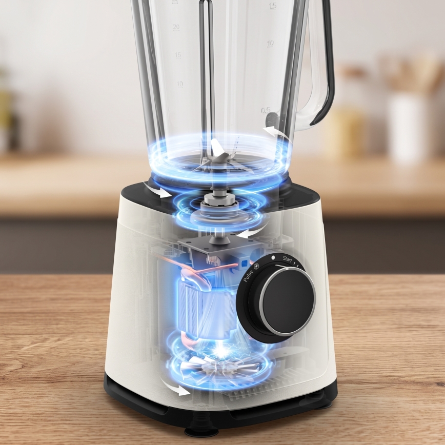 Tefal - Stolni blender 2 l PERFECTMIX ESSENTIAL 1200W/230V bijela