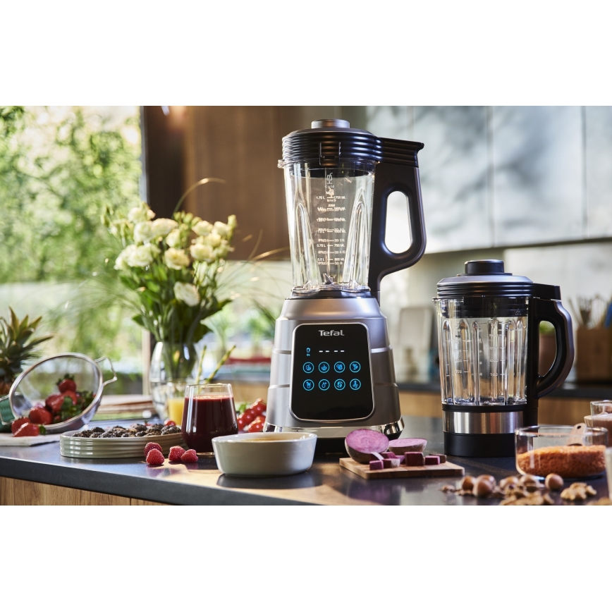Tefal - Stolni blender HIGH SPEED ULTRABLEND BOOST 1300W/230V siva