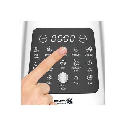 Tefal - Stolni mikser 2 l PERFECTMIX+ 1400W/230V mat krom