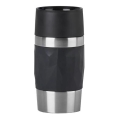 Tefal - Termo šalica 300 ml COMPACT MUG nehrđajući čelik/crna