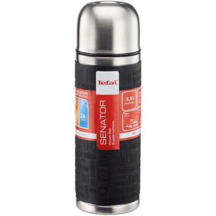 Tefal - Termosica sa šalicom 0,5 l SENATOR nehrđajući/crna