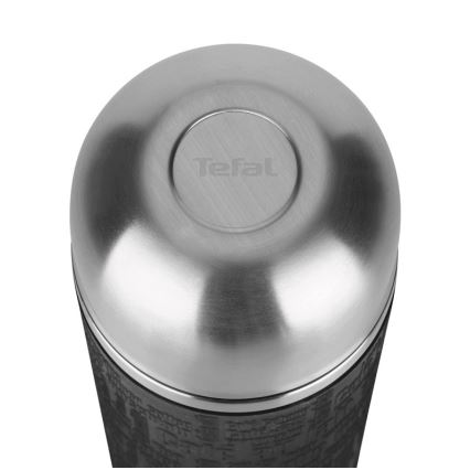 Tefal - Termosica sa šalicom 1 l SENATOR nehrđajući/crna