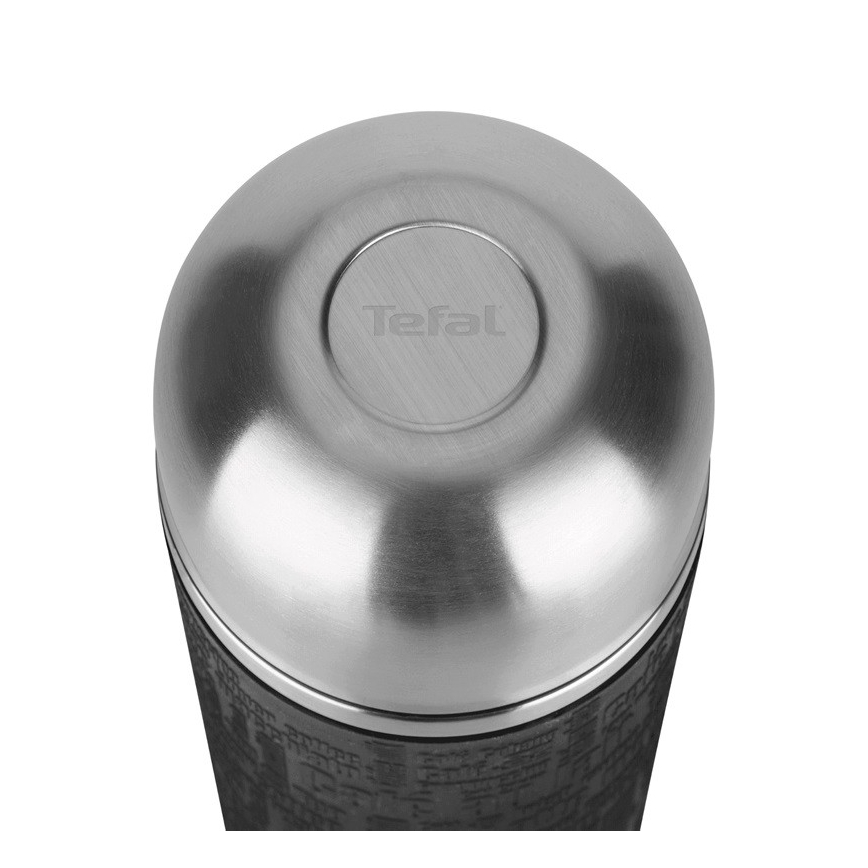 Tefal - Termosica sa šalicom 1 l SENATOR nehrđajući/crna