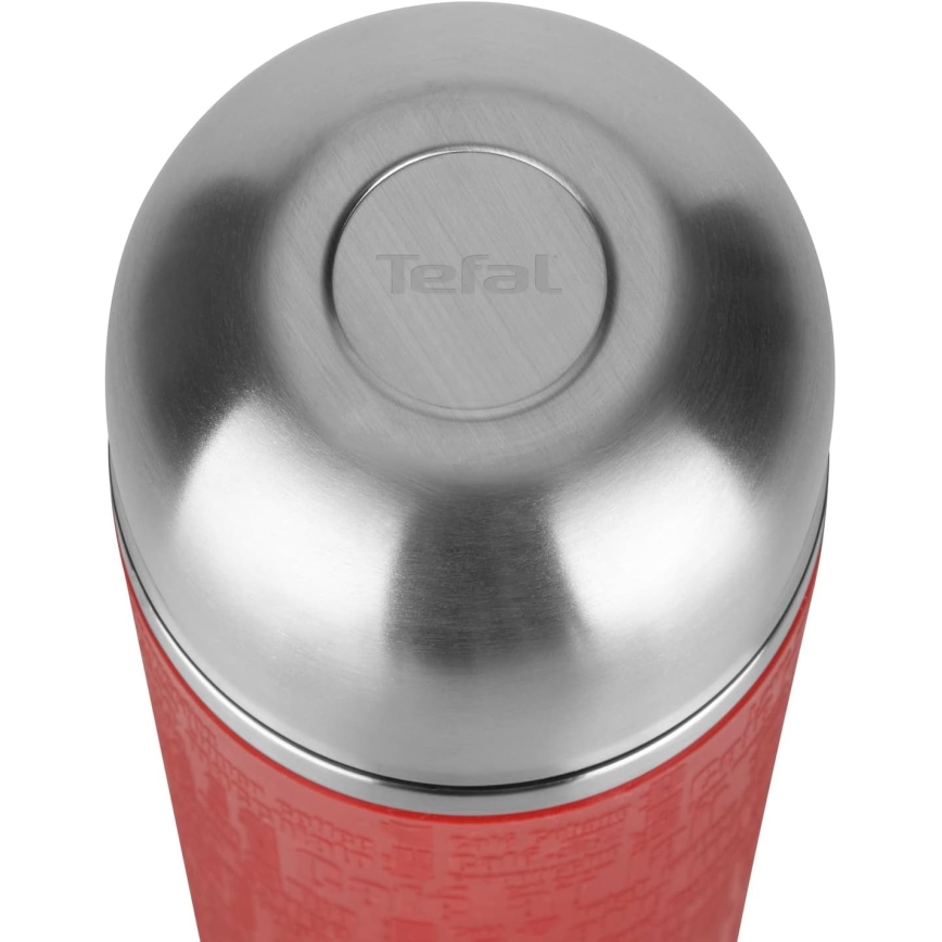 Tefal - Termosica sa šalicom 1 l SENATOR nehrđajući/crvena