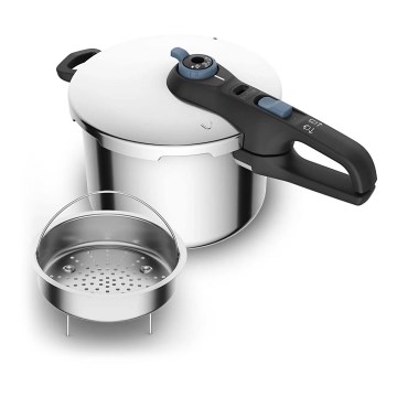 Tefal - Tlakni lonac 6 l SECURE TRENDY nehrđajući čelik