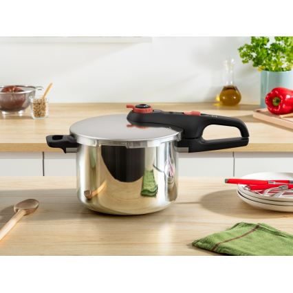 Tefal - Tlakovni ekspres-lonac 6 l SECURE TRENDY + set od 5 komada INGENIO EMOTION