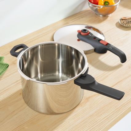 Tefal - Tlakovni ekspres-lonac 6 l SECURE TRENDY + set od 5 komada INGENIO EMOTION