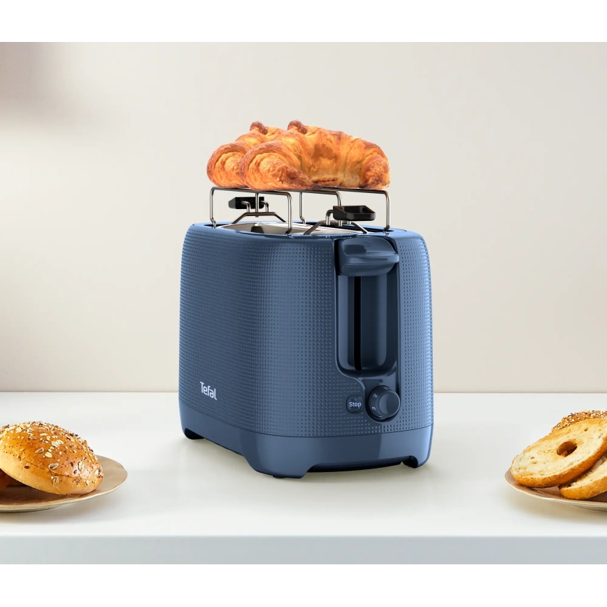 Tefal - Toster s dva otvora MORNING 850W/230V plava