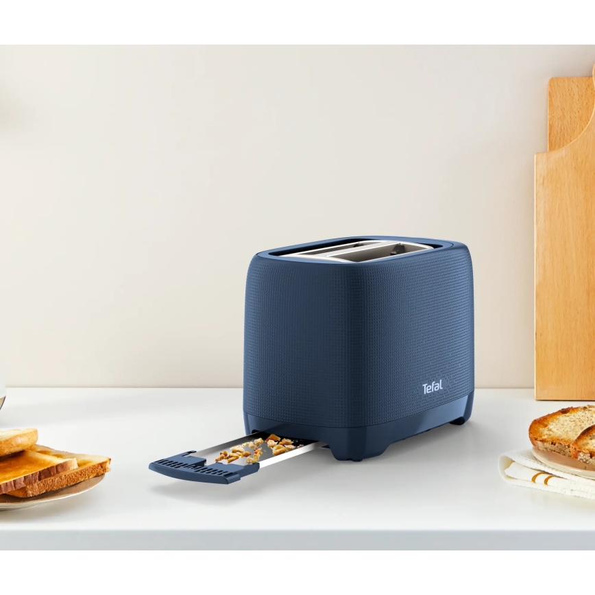 Tefal - Toster s dva otvora MORNING 850W/230V plava