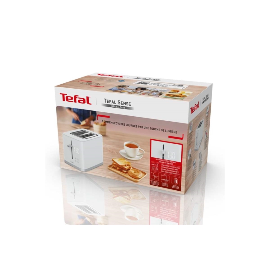 Tefal - Toster s dva otvora SENSE 850W/230V bijela