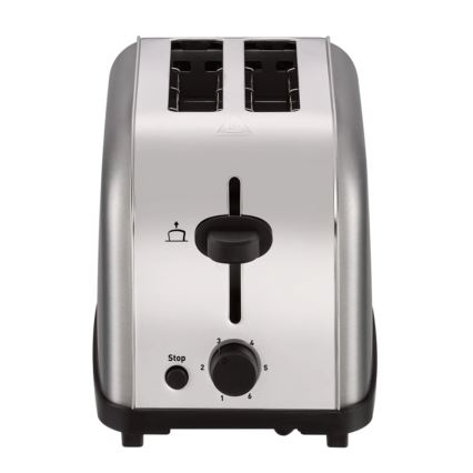 Tefal - Toster s dva otvora ULTRA MINI 700W/230V mat krom