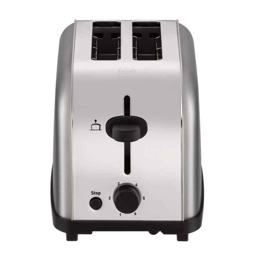 Tefal - Toster s dva otvora ULTRA MINI 700W/230V mat krom