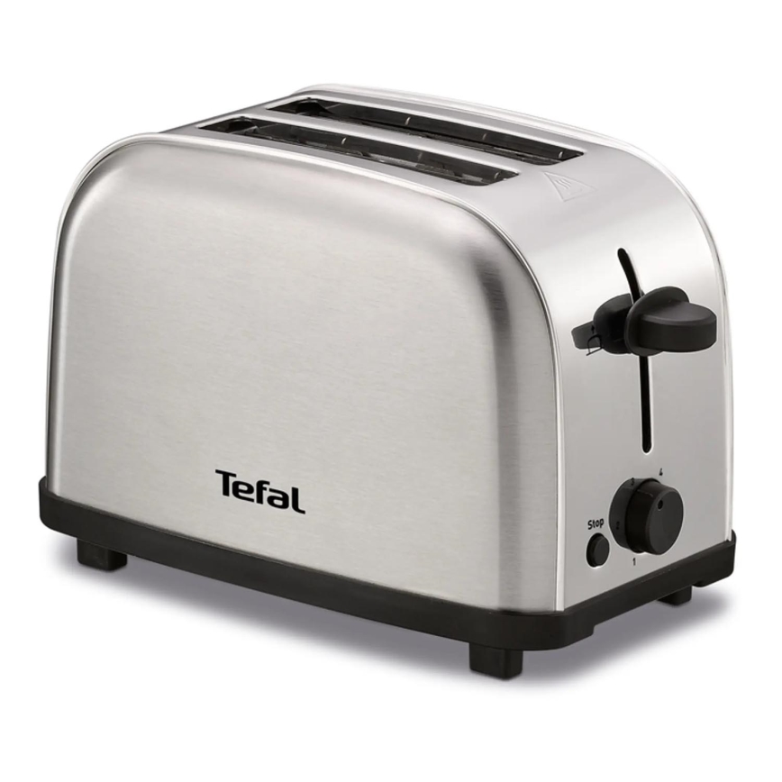 Tefal - Toster s dva otvora ULTRA MINI 700W/230V mat krom