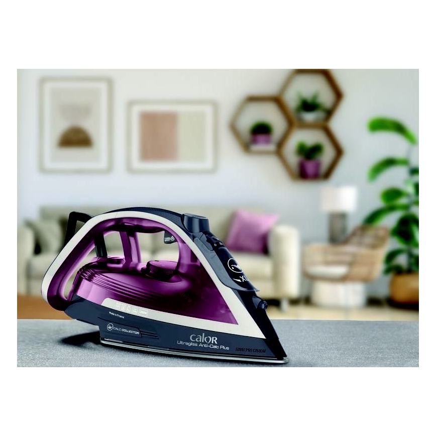 Tefal - Parna glačala ULTRAGLISS PLUS 2800W/230V vinsko crvena/siva