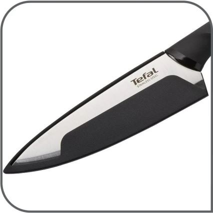 Tefal - Univerzalni nehrđajući nož COMFORT 12 cm sjajni krom/crna
