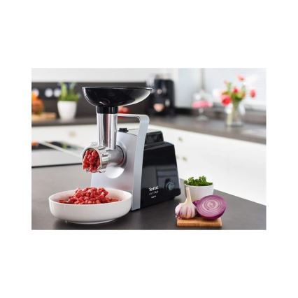 Tefal - Uređaj za mljevenje mesa 7u1 1400W/230V crna/srebrna
