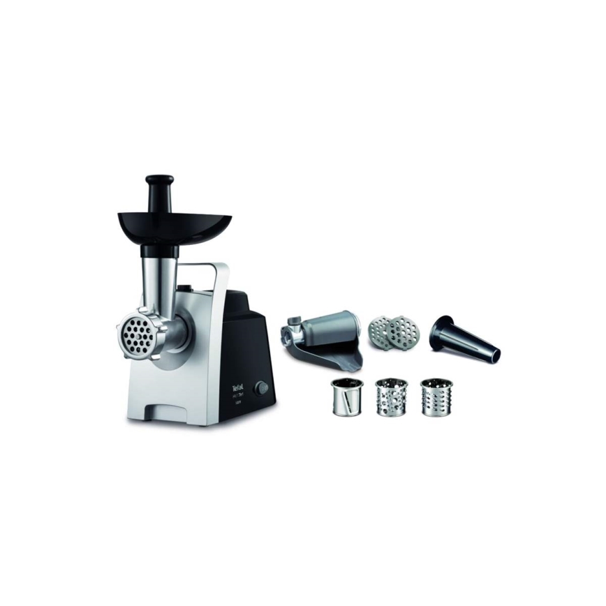 Tefal - Uređaj za mljevenje mesa 7u1 1400W/230V crna/srebrna