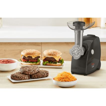 Tefal - Uređaj za mljevenje mesa 9u1 2000W/230V crna