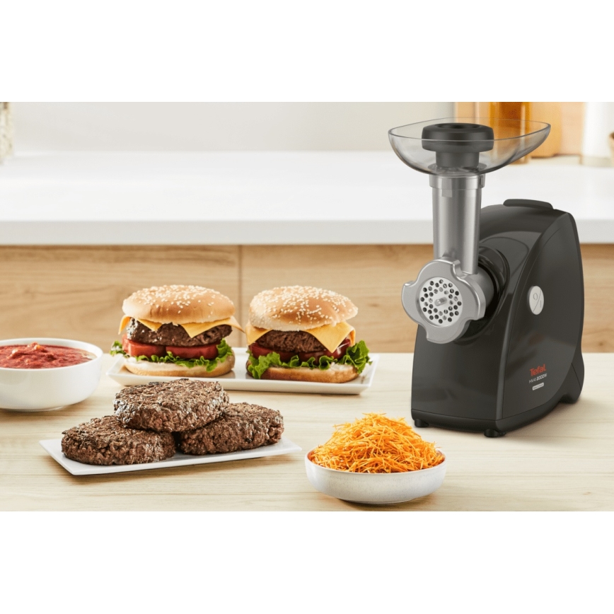 Tefal - Uređaj za mljevenje mesa 9u1 2000W/230V crna