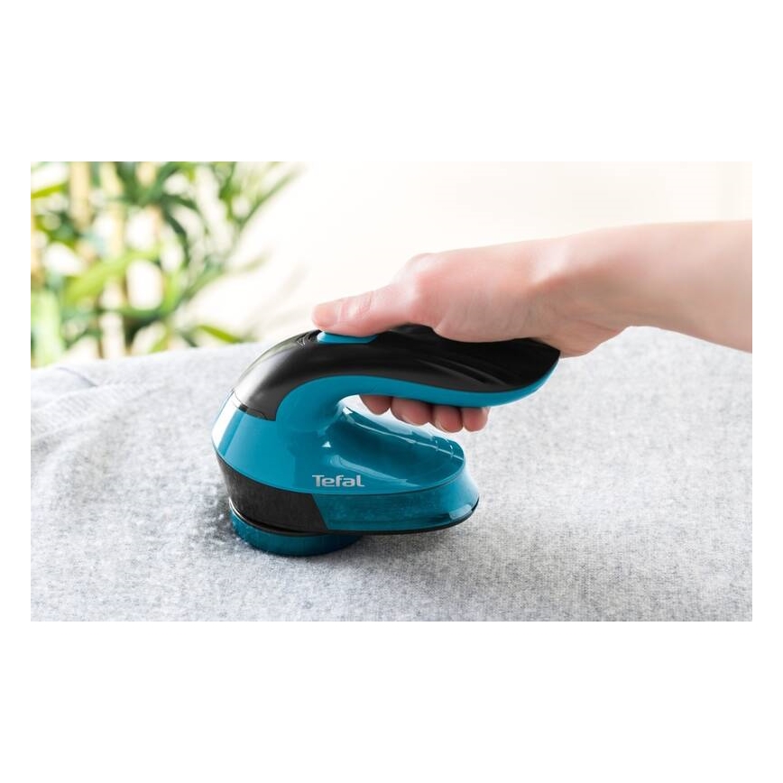 Tefal - Uređaj za uklanjanje mucica LINT 2xAA crni/plavi