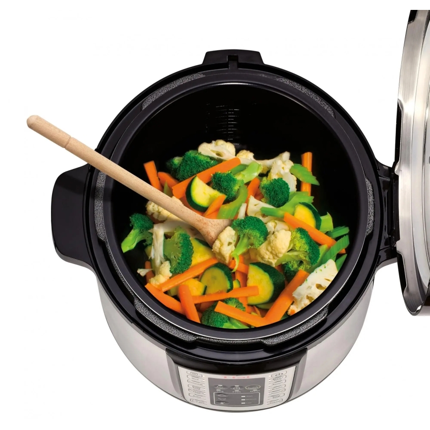 Tefal - Višenamjenski električni ekspres lonac ALL IN ONE POT 1100W/230V mat krom/crna