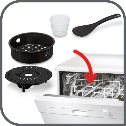 Tefal - Višenamjenski električni ekspres lonac ALL IN ONE POT 1100W/230V mat krom/crna