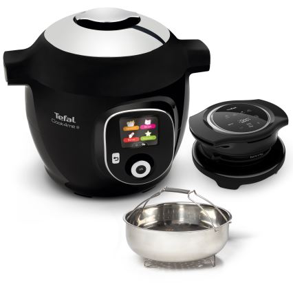 Tefal - Višenamjenski električni ekspres-lonac s priborom 6 l 1600W/230V crna