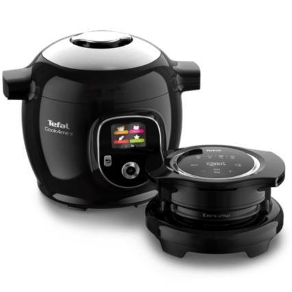 Tefal - Višenamjenski električni ekspres-lonac s priborom 6 l 1600W/230V crna