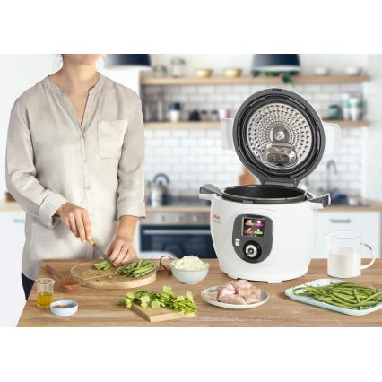 Tefal - Višenamjenski električni lonac 6 l 1600W/230V bijeli