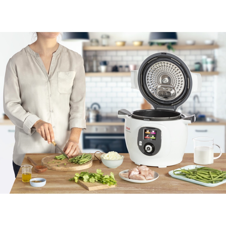 Tefal - Višenamjenski električni lonac 6 l 1600W/230V bijeli
