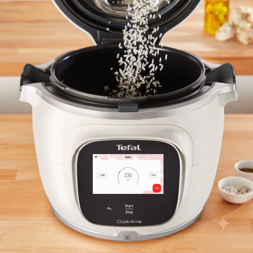 Tefal - Višenamjenski električni ekspres lonac 6 l COOK4ME TOUCH PRO 1600W/230V Wi-Fi