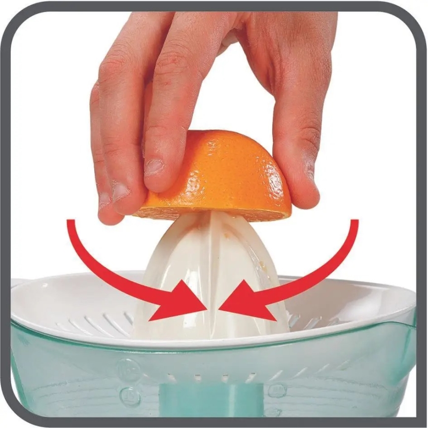 Tefal - Električni prešač za citruse VITAPRESS 0,6 l 25W/230V bijela/crna