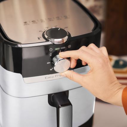 Tefal - Zračna friteza 4,2 l EASY FRY&GRILL 2 u 1 1550W/230V inox