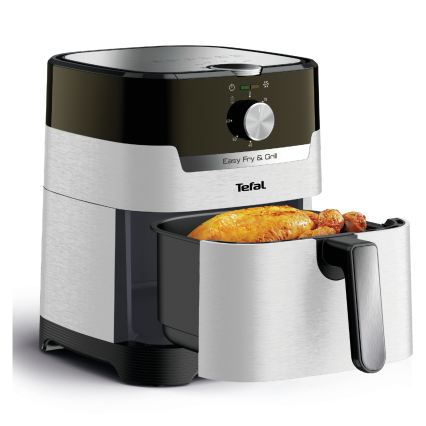 Tefal - Zračna friteza 4,2 l EASY FRY&GRILL 2 u 1 1550W/230V inox