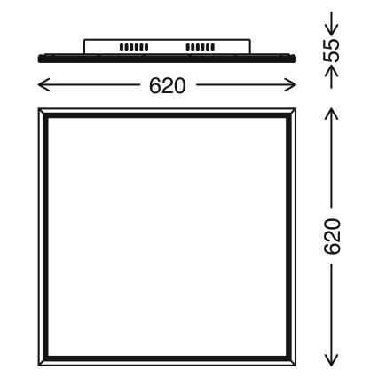 Telefunken 3010-06TF - LED Prigušivi panel LED/36W/230V 3000-6000K + daljinski upravljač