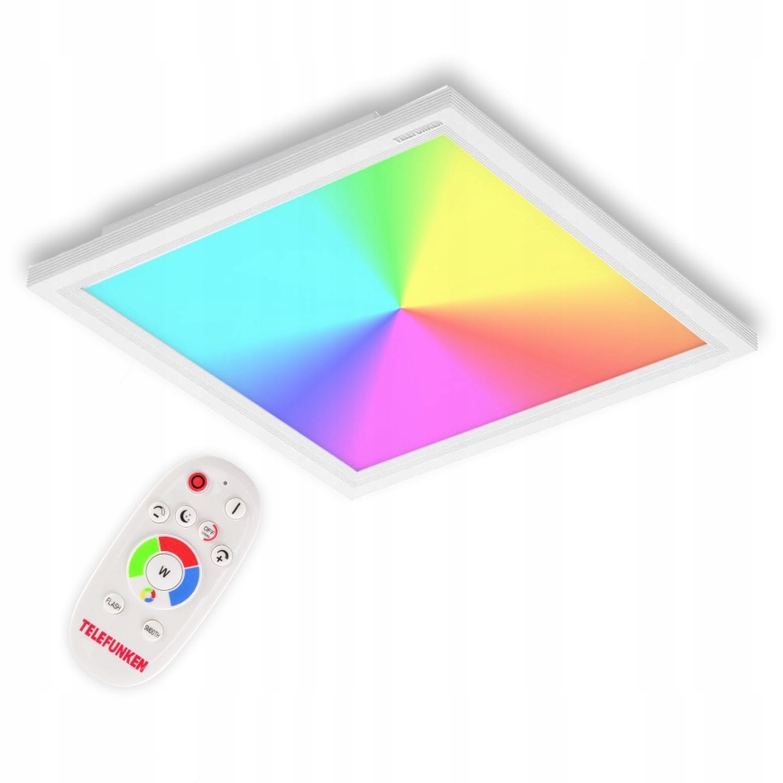 Telefunken 301506TF - LED RGBW Prigušivi panel LED/18W/230V 4000K + daljinski upravljač
