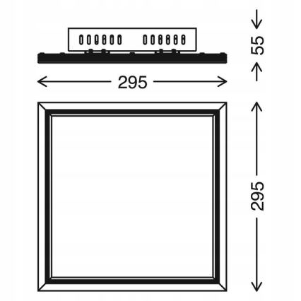 Telefunken 301506TF - LED RGBW Prigušivi panel LED/18W/230V 4000K + daljinski upravljač