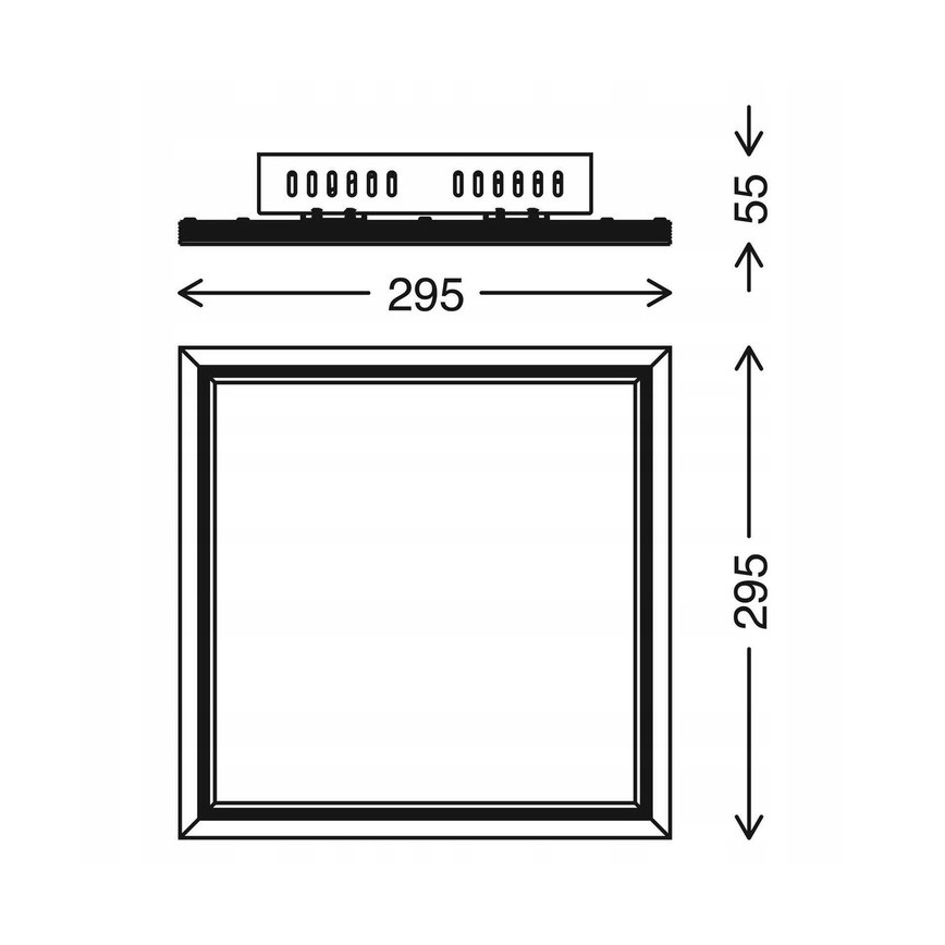 Telefunken 301506TF - LED RGBW Prigušivi panel LED/18W/230V 4000K + daljinski upravljač